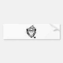 Characteristic Chimp Bumper Sticker