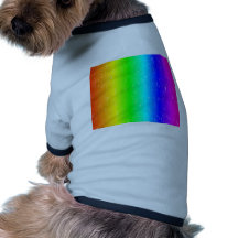 Charcoal Rainbow Dog Tshirt