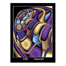 Chariot Tarot Card Postcards