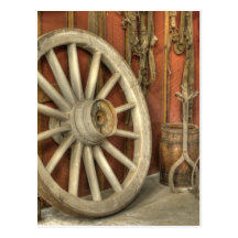 Chariot wheel postcard