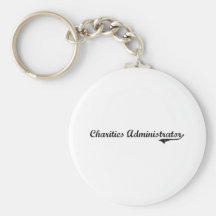 Charities Administrator Professional Job Keychains