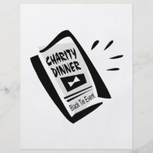 Charity Dinner Flyer Design
