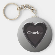 Charlee Personalised Heart Keychain by 369MyName