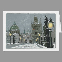 Charles Bridge greeting card cards