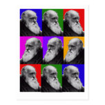 Charles Darwin  POP ART T-Shirt  and Gifts Postcard