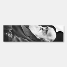 Charles Darwin Portrait Bumper Sticker