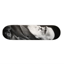 Charles Darwin Portrait Custom Skateboard