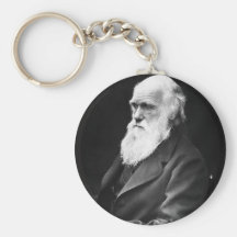 Charles Darwin Portrait Key Chains