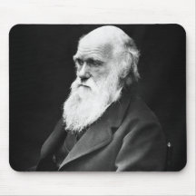 Charles Darwin Portrait Mousepads