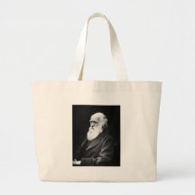 Charles Darwin Portrait Tote Bag