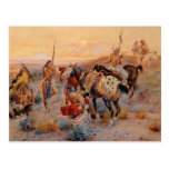 Charles M. Russell's First Wagon Tracks (1908) Postcards