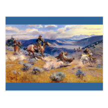 Charles M. Russell's Loops and Swift Horses (1916) Post Cards