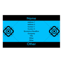 Charlize - Blue Business Card