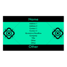 Charlize - Sea Foam Business Card
