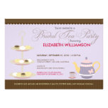 Charming Bridal Tea Party Invitation (lavender)