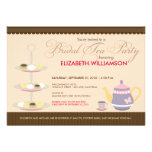 Charming Bridal Tea Party Invitation (peach)