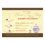 Charming Bridal Tea Party Invitation (yellow)