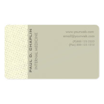 Charming Cutting Edge Soft Pale Colours Business Card
