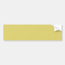 Charming dark yellow flowers with long heart petal bumper stickers