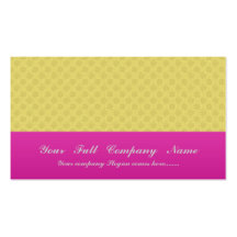 Charming dark yellow flowers with long heart petal business card templates