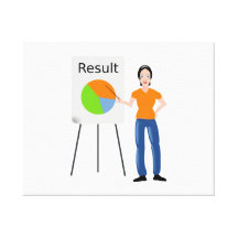 Chart and Graph Stretched Canvas Prints