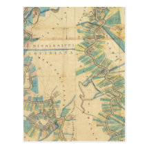 Chart of The Lower Mississippi River Post Card