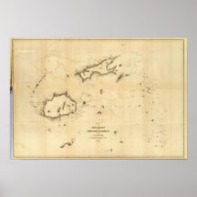 Chart of the Viti Group or Fiji Islands Print