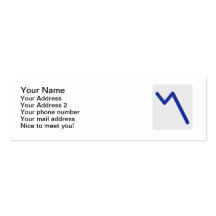 Chart statistics icon business card