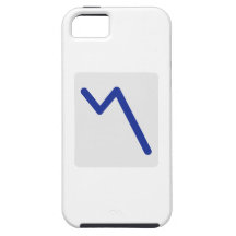 Chart statistics icon iPhone 5 cover
