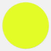 Chartreuse Round Sticker
