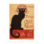 Chat Noir Cabaret Troupe Black Cat Promo Poster Post Card