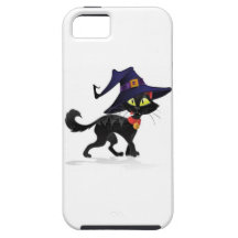 Chat noir Halloween iPhone 5 Case