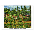 Chateau De Medan By Paul Cezanne Postcards