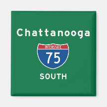 Chattanooga 75 fridge magnets