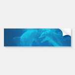 Chatting Dolphin Pair Bumper Sticker
