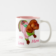 Cheap Mothers Day Gifts We Love Mom Mug
