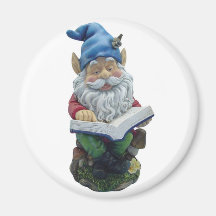 Checking His List Fridge Magnet