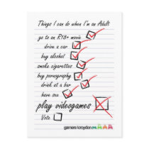 Checklist Postcard postcards