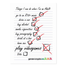 Checklist Postcard
