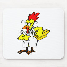 Cheech Chicken Mouse Pads