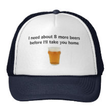 cheeky beer drinkers cap trucker hat