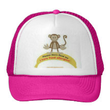Cheeky Monkey Allergy Awareness Hat