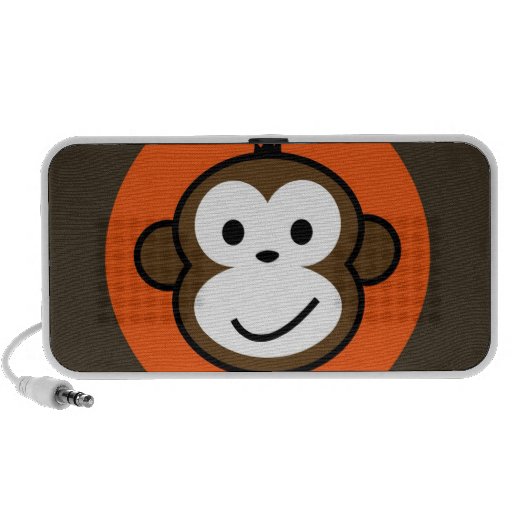 Cheeky Monkey Speaker [orange+chocolate]