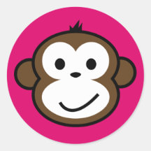 Cheeky Monkey Sticker