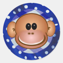 Cheeky Monkey Sticker