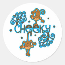 Cheeky Monkey Stickers