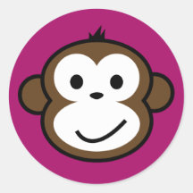Cheeky Monkey Stickers