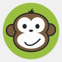Cheeky Monkey Stickers