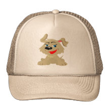 cheeky puppy trucker hat