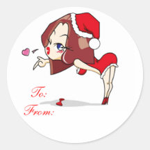 Cheeky Xmas Sticker
